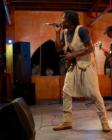 African music at Alliance Francaise in Dar es Salaam, Tanzania, featuring Maryse Ngalula and Elie Kamano