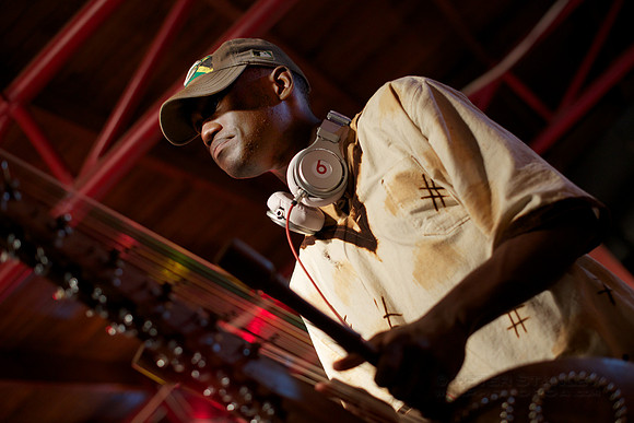 African music at Alliance Francaise in Dar es Salaam, Tanzania, featuring Maryse Ngalula and Elie Kamano