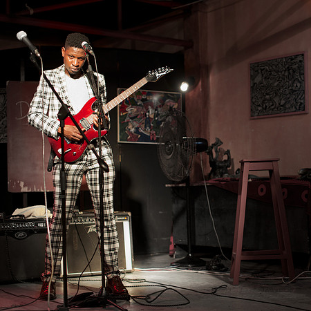 African music at Alliance Francaise in Dar es Salaam, Tanzania, featuring Maryse Ngalula and Elie Kamano