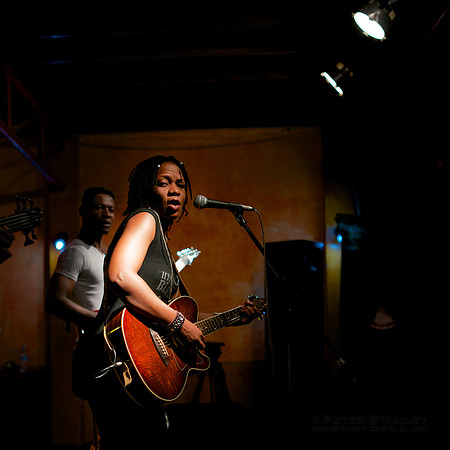 African music at Alliance Francaise in Dar es Salaam, Tanzania, featuring Maryse Ngalula and Elie Kamano
